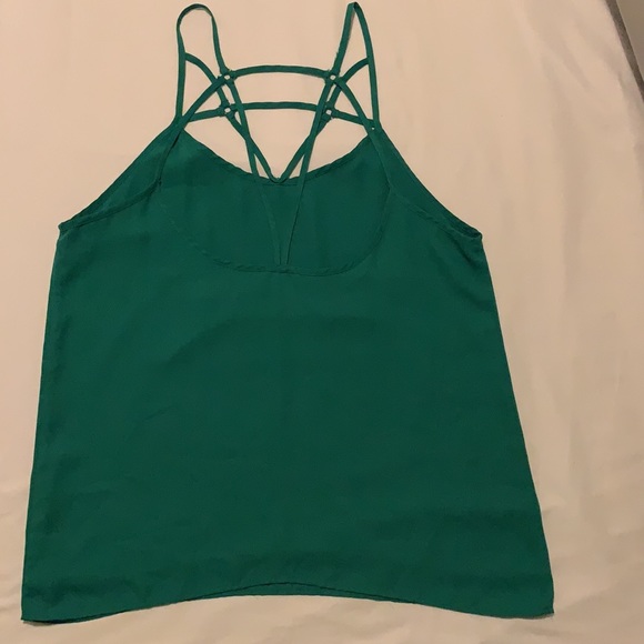 Green XL 100% Polyester Top by Shinestar - Picture 2 of 2